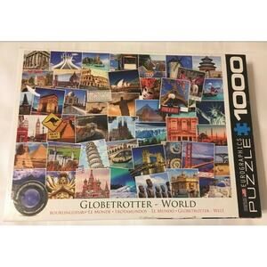 Euro World 1000 Puzzle Collage TRAVEL Europe